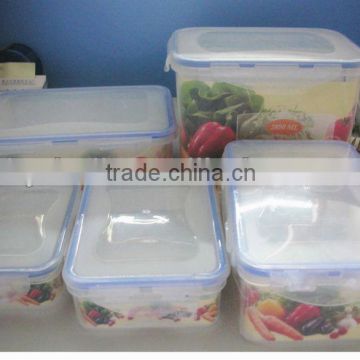kitchen plastic food storage container set