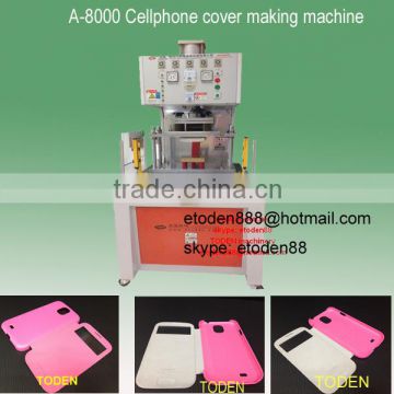 cellphone leather skin case cvoer making machine