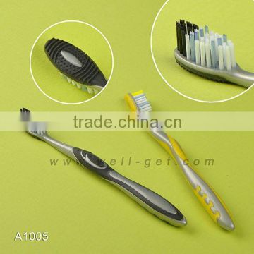 FDA Toothbrush Manufacturer Wholesale Adult ToothbrushWith Tongue Cleaner                        
                                                Quality Choice