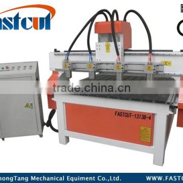 square linear guideway multi- spindle CNC router FASTCUT-1313B-4