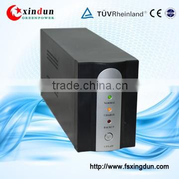 Xindun Power Modified Wave 12VDC 220VAC Single Phase LED 800VA/480W Portable Inverter with Built-in 9AH Battery Backup UPS