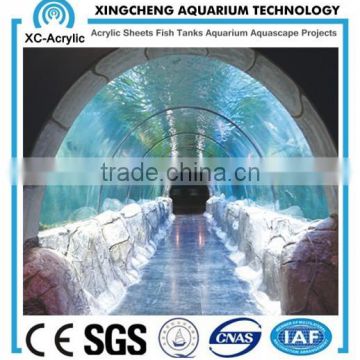 clear and high quality of acrylic /plastic tunnel project