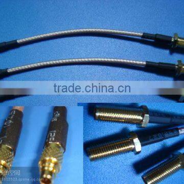 SMA female to MMCX male coaxial connector adapter cable