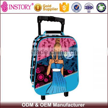 Satin Small Fashion Lady Trolley Bag