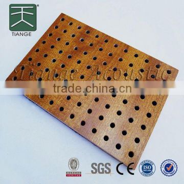 perforated acoustic panel board/pvc wall covering