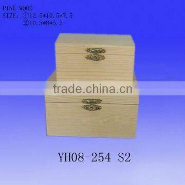 pine wood wooden box for gift/jewelry YH08-254