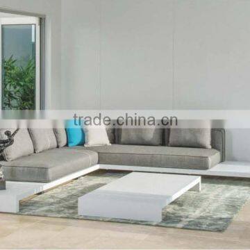 MA217O Aluminium White Modern Outdoor Lounge Sofa Set