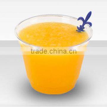 Factory Price PET Salad Fruit Use Disposable Juice Cup And Lid Plastic Material