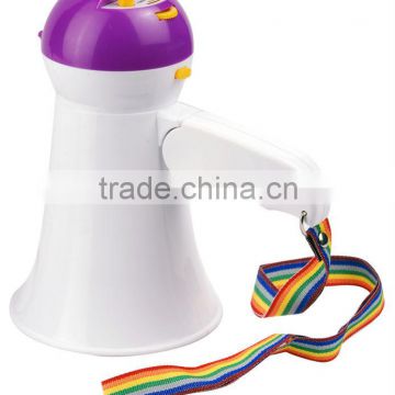 5w portable megaphone with diameter 98mm and length 155mm
