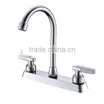 plastic cheap dual handle kitchen faucet d309