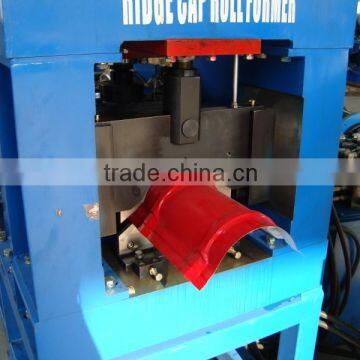 metal ridge cap roll forming machine