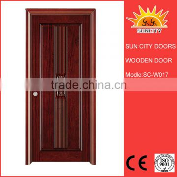 SC-W017 Durable Eco-Friendly Interior Armored Door,Double Swing Wooden Door