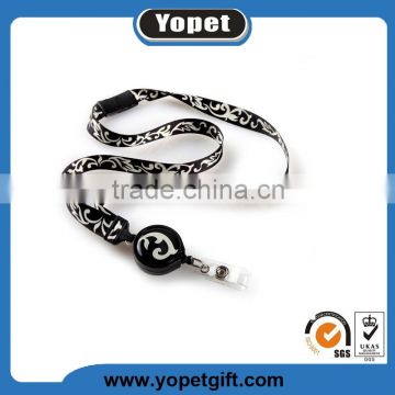 High Quality Custom Retractable Badge Reels Polyester Lanyard Retractable Sublimation Lanyard