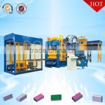 Hydraulic interlocking cement block production line QT10-15