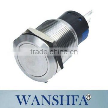 'PBS-GQ19L 5A 250VAC stainless steel Push Button Switch