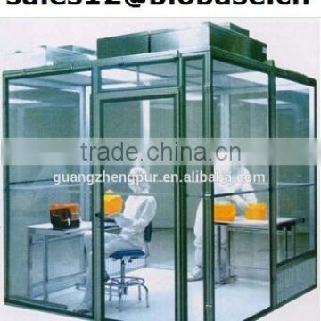 Class 100 clean booth with HEPA fliter,FFU and soft wall clean room (skype:fangfeimengxiang876)