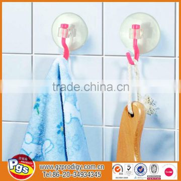 plastic clear pvc suction hooks hanger plastic suction hook strong plastic bathroom PVC clear suction hooks