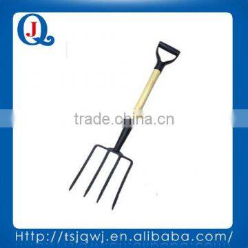 Farming Garden Tools 4 Prong steel or Wooden Handle Steel Digging Fork