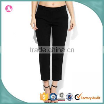 Custom New Design Cotton Twill Chino Casual Women Trouser Pants