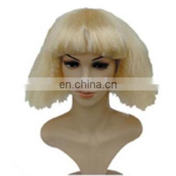 MCW-0355 Party Masquerade synthetic short women Hot sale blond Bob wig