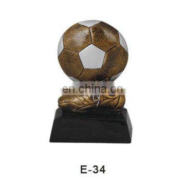 Hotsale resin world cup trophy resin soccer trophy