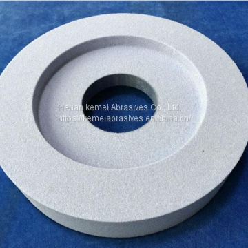 Large pores single crystal corundum wheel with single side concave large pores wheel processing metal steel ceramic cup sand wheel manufacturer