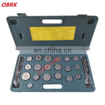 24PC Carbide Valve Seat Reamer Cutters Kit For Agricultural Machinery Engine With Valve Guide Driver
