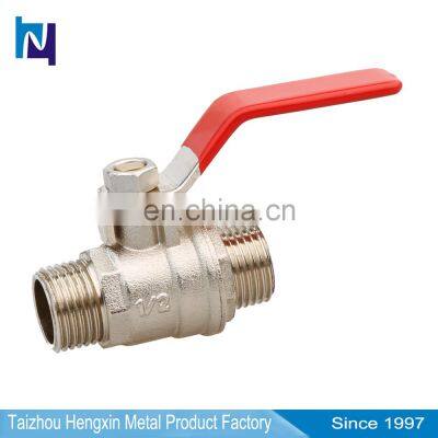 High Quality Brass Mini Ball Valve For Drinking Water System Male Thread