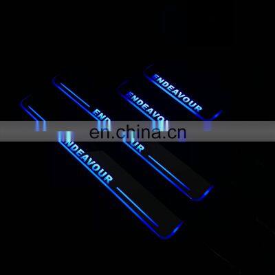 Led Door Sill Plate Strip for ford endeavour dynamic sequential style Welcome Light Pathway Accessories