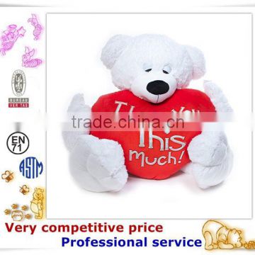 OEM Stuffed Toy,Custom Plush Toys, lovely heart bear toy