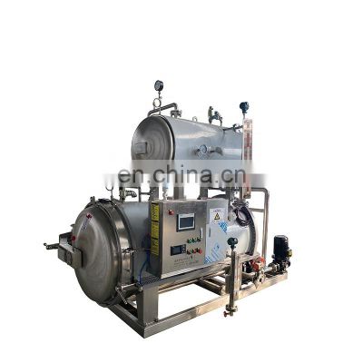 High efficiency canned retort food processing machine autoclave sterilizing