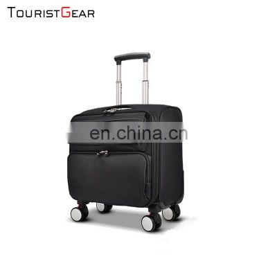 Customized brand design business nylon luggage for travel high quality trolley  bag with wheels