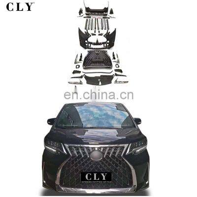 CLY Bodykits For Toyota Alphard Facelif LM Front Car Bumpers Grilles rear car bumpers Diffuser No Need Change Headlight