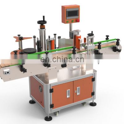 High accuracy labeling machine round bottle sticker using adhesive label T-401