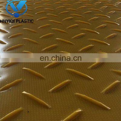 UHMWPE plastic road mat supplier wear resist HDPE 4x8 ft ground heavy duty rubber temporary construction excavator road mat
