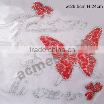 Lace Mixed Rhinestone Patches/ iron on transfer /lace patch