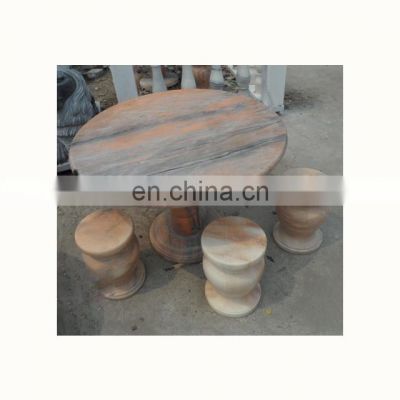 Natural fully polished Marble stone dining table