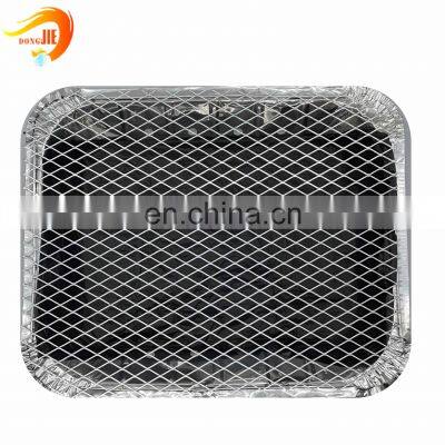 Factory Supply hot sale BBQ Net Flattened expanded metal mesh for outdoor BBQ