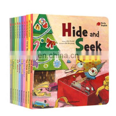 OEM Printed Children Hardcover Board Book Story On Demand High Quality Coloring Kids Board Books Printing Service