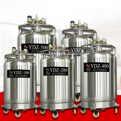 Stainless Steel Liquid Nitrogen Supplement Tank_Cryogenic Liquid Transport Container