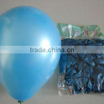 10'' metallic color latex balloon