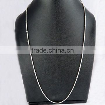 Nice Chain of Plain Silver 925 Sterling Silver Chain, Wholesale Silver Jewelry, Online Silver Jewelry