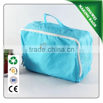 Eco-friendly polyester bag with zipper for packing