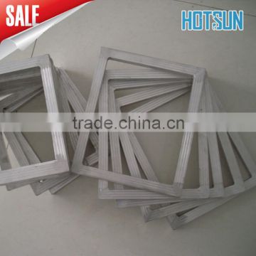 Stable aluminum silk screen printing frames for screen printing industry