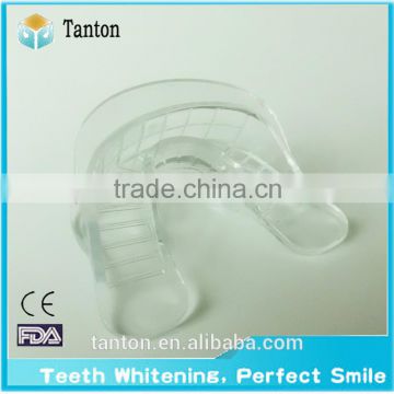 Silicon double mouth tray teeth whitening mouth piece