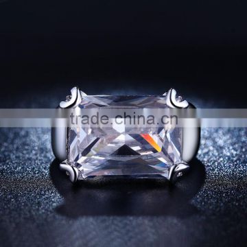 2016 Custom wholesale rose gold stainless steel ring for women