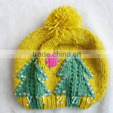 2013 New Knit Crochet Beanie Pom Pom Hat Ear Flap Earmuff warm hat