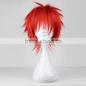 Hot Sale!!Japan Anime Kuroko no Basket Akashi Seijuro Cosplay Fashion Wig Cheap Short Red Synthetic Hair Wigs