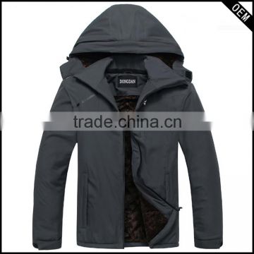 Top quality OEM Outdoor Fleece Lined Polyester Men Sports Jacket