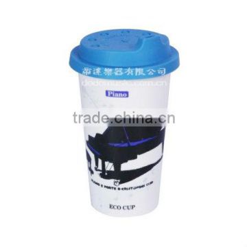 Ceramic Mug With Silicone Lid